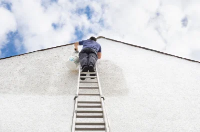 Peinture extérieure à Lamoura — façades et ravalement